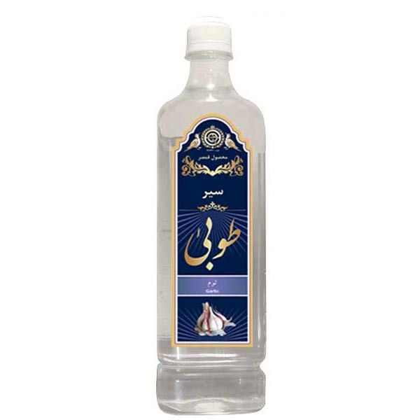 عرق سیر گلاب 1 لیتری طوبی