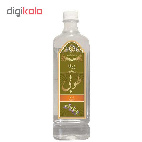 عرق زوفا 1 لیتری گلاب طوبی - تصویر 2