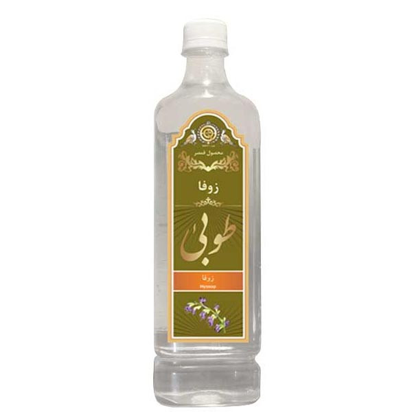 عرق زوفا 1 لیتری گلاب طوبی
