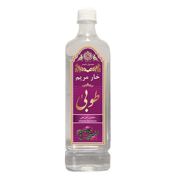 عرق خارمریم 1 لیتری گلاب طوبی