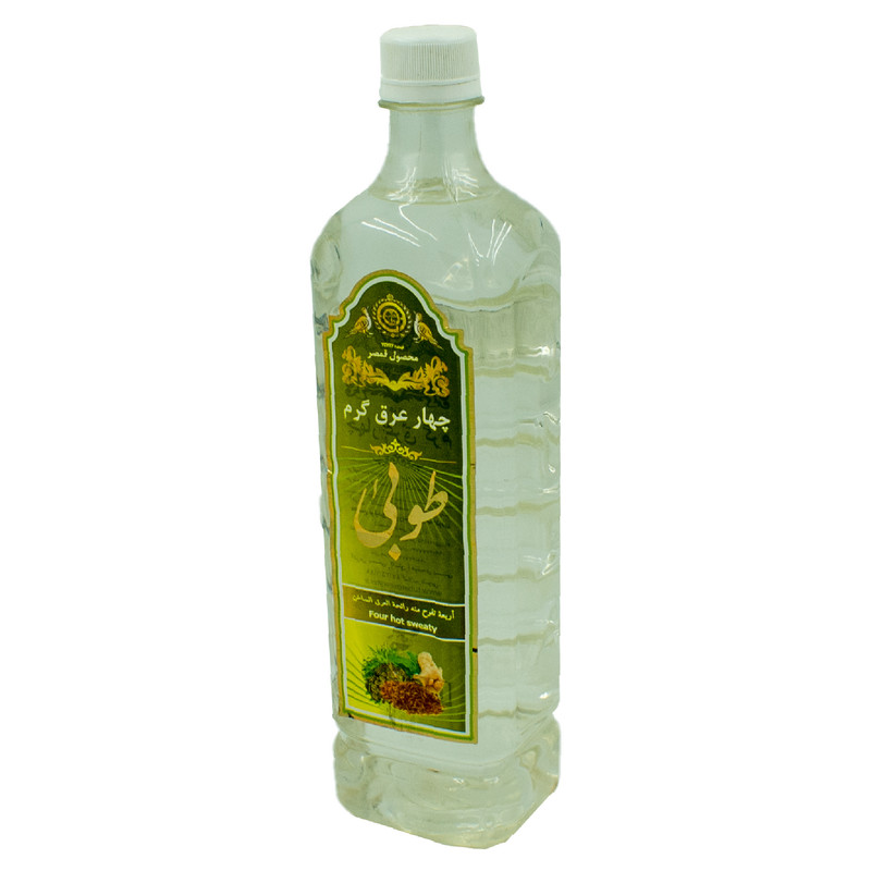 عرق چهار 1 لیتری گلاب طوبی - بسته 9 عددی - تصویر 2