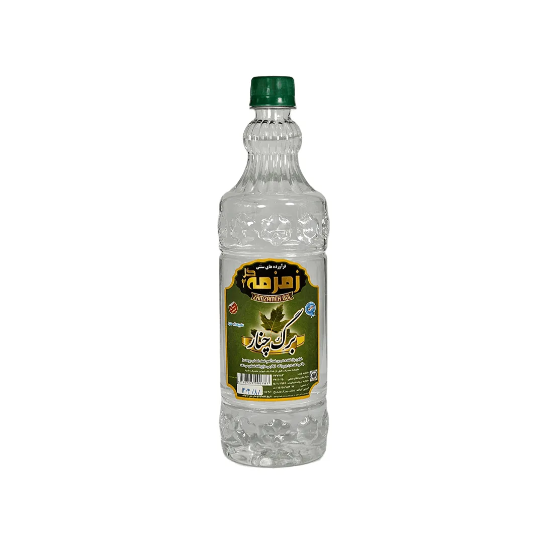 عرق برگ چنار 1 لیتری زمزمه کاشان