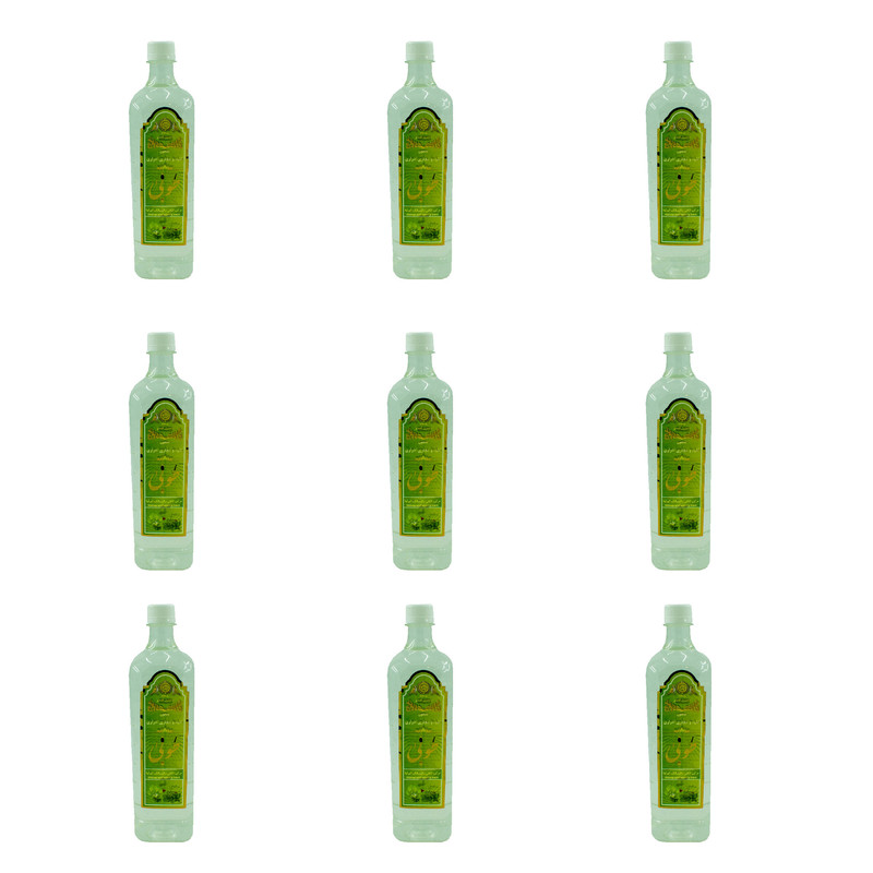عرق کلیه و مجاری 1 لیتری گلاب طوبی - بسته 9 عددی