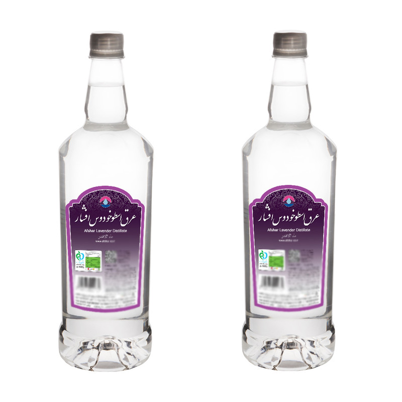 عرق اسطوخودوس 1 لیتری افشار - بسته 2 عددی - تصویر 2